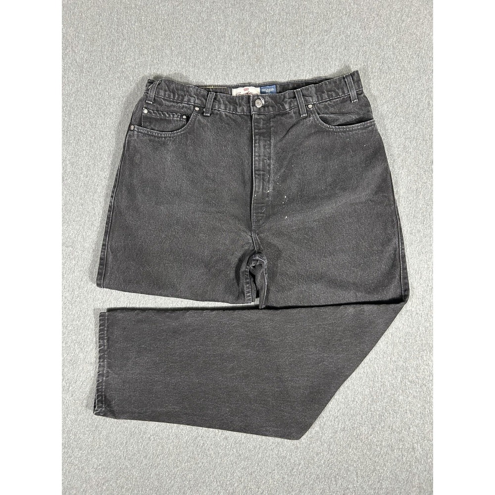 Levi's 540 Signature Relaxed Fit Jeans Mens W40 L32 Black Made in USA Vintage
